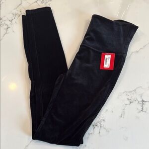 SPANX Velvet Black Leggings